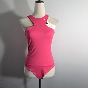 Pink Sleeveless Bodysuit